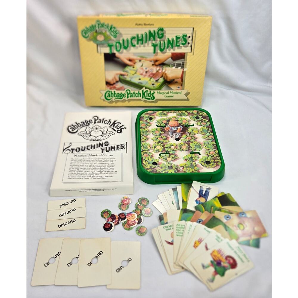 Cabbage Patch Kids 1984 Touching Tunes Magical, Musical Tabletop Game Complete
